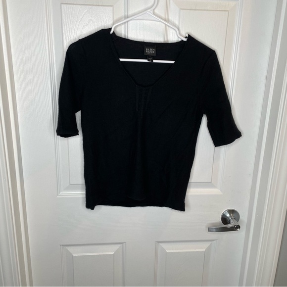 Eileen Fisher 100% Cashmere Sweater in Black in Petite S - Picture 1 of 9